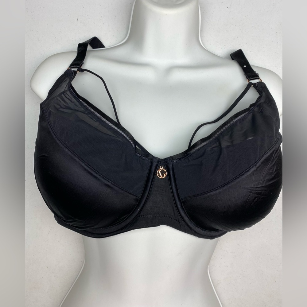 AG BLK  Lightly Lined Underwire, 42DD *P1044
